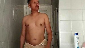 Hey, why is this delicious drunk guy fingering and shaving his sexy big monster cock?