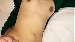 The basketball team manager shows her naughty side with big tits and ass in Japanese POV action.