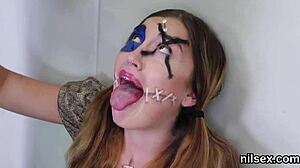 wicked cutie ends up in butthole loony bin facing painful brutal anal treatment