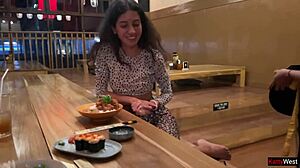 Ever wondered about sucking dick in a sushi bar toilet then eating rolls with cum on your face?