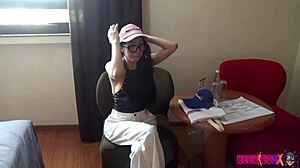 Hey, spending an afternoon with this Venezuelan escort in hotel, kissing her big ass and tits.