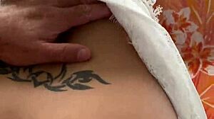 wife lisa masturbates outdoors on croatian balcony