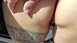 horny mexican slut shows ass in public getting groped freely