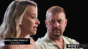 wifey, this cock hungry blonde hotwife sadie rose is getting creampied right in front of her hubby