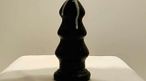 Latexi69 teases with butt plug in anal play using latex gear