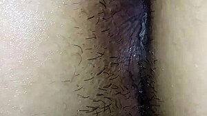 Giving it to my woman in the ass while she's tied up.