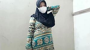 Oh shoot, I'm ngentot this housewife with big tits while her husband is at work, bent over doggystyle