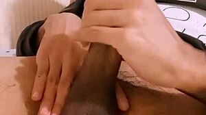 amateur solo masseuse handles big monster cock in homemade winter jerk session. details include stroking and teasing the shaft.