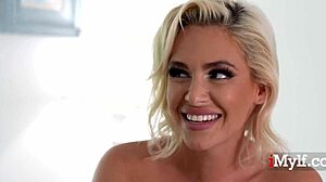 Bound blonde milf Charli Phoenix bursts boundaries with Jimmy Michaels and Tony Deez!