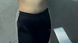 Student In Bathroom Of The Hotel