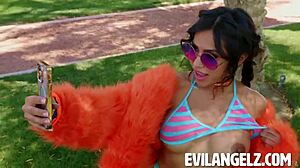 E girl takes on rough hard sex like a pro