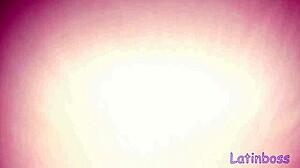 sexy latina stepmom rides big cock in reverse cowgirl with curly hair and huge ass