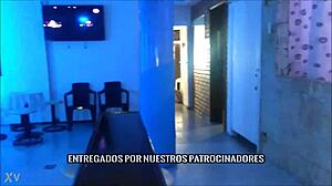 Whoa, Wild Colombian Swingers At The Halloween Party Clandestina Getting Into Group Action!