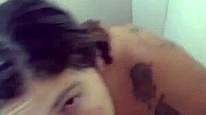 Oh man, I took a wild cum bath in the shower! Covering my tits and armpits with hot fetish loads.