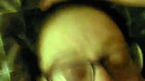 Belle is tied down for throat use