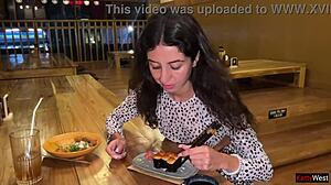 Ever wondered about sucking dick in a sushi bar toilet then eating rolls with cum on your face?