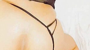 Brunette amateur Latina milf bends over for hardcore doggystyle fucking in horny homemade action.