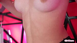 Dungeon Whore Loses Mind from Quivering Orgasms with Wet Pussy Vibrator and Skinny Slut Riding