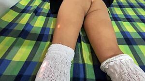 Petite Teen In School Uniform Gets Pounded By Perverted Stepdad Until Covered In Cum