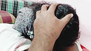 Desi Wife Gives Dirty Blowjob On Boobs With Telugu Dirty Talk!