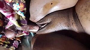 Just homemade amateur action with monster cock in old big black cock cuckold country scene