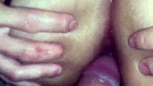 young hot girl gets double penetration in home trio with perfect body babe