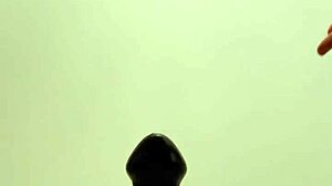 Latexi69 teases with butt plug in anal play using latex gear