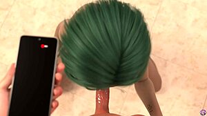 Stepsis sneaks into the shower to suck stepbros cock. Then they dive into 3D hentai animated porn with anal and creampie in family crush game.