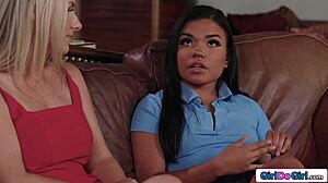 I mean busty stepmom facesits on latin stepdaughter with shaved pussy in interracial lesbian milf oral session, you know?