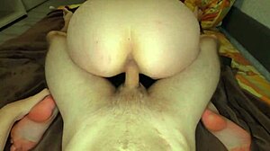 cums twice with shaking legs from fat cock stretching sweet tight russian pussy quickie