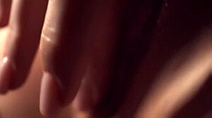 Penetrations and Cum Dripping from Shaved Pussy in Close-Up Missionary Creampie with Clothes Ripped and Wet Pussy Homemade.