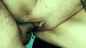 Beautiful Milf Wife Slips Into Stockings To Seduce Husband For Deep Anal Sex At Home.