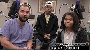 Michelle Anderson Gets Creampied By Doctor While Brother Watches In Hospital