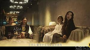 Modelmedia Asia Witch Requests Cum from Asian Pussy Licking and Stockings Orgasm Action