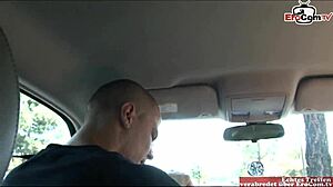 Skinny Brunette Teen 18+ With Small Tits Picked Up For Sex And Cum In Mouth