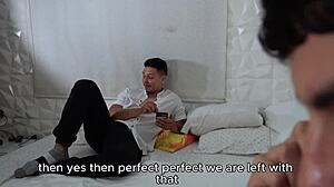 Latina With Perfect Tits Sucks And Rides Two Huge Cocks In Doggystyle And Missionary Part 1 - Esteban Gamboa.