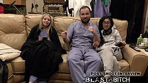 Jasmine Roses Thigh Gets Blasted With Cum