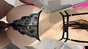 She just turned 19 and enjoys rough doggystyle creampie in bedroom pov.