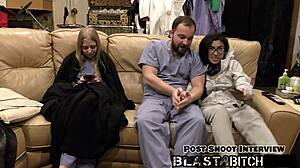 Jasmine Roses Thigh Gets Blasted With Cum