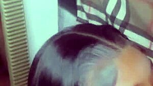 my little 18+ shy stepsister got caught on knees sucking big black cocks again