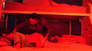 Step daughter plays with her cunt while watching her best friend get fucked by her hot stepdad in doggystyle missionary.