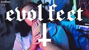 Bbw Lesbian Foot Worship and Pussy Eating