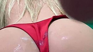 Blonde Stepdaughter Arrives with Cum-Filled Panties and Sex Toy