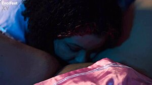 Bbw Lesbian Foot Worship and Pussy Eating