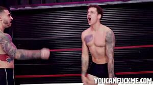 Why is this masked gypsy teen sucking off three rivals in a hardcore amateur gangbang? Petite slut with small tits takes rough pov action in taboo group reality.