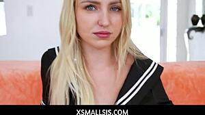 xsmall 18+ sis britt blair teases in sailor uniform leading to intense pov blowjob and fucking with deepthroat handjob orgasm