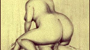 Discover the allure of antique retro erotic sketches