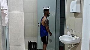 Practical guide to sharing your wife with friends in public bathroom settings