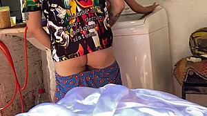 Thick Mother-In-Law Offers Her Ass For Intense Sex Toy Action Outdoors