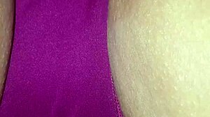 casual massage session turns into panties spreading with detailed lips exposure in relaxed vibe